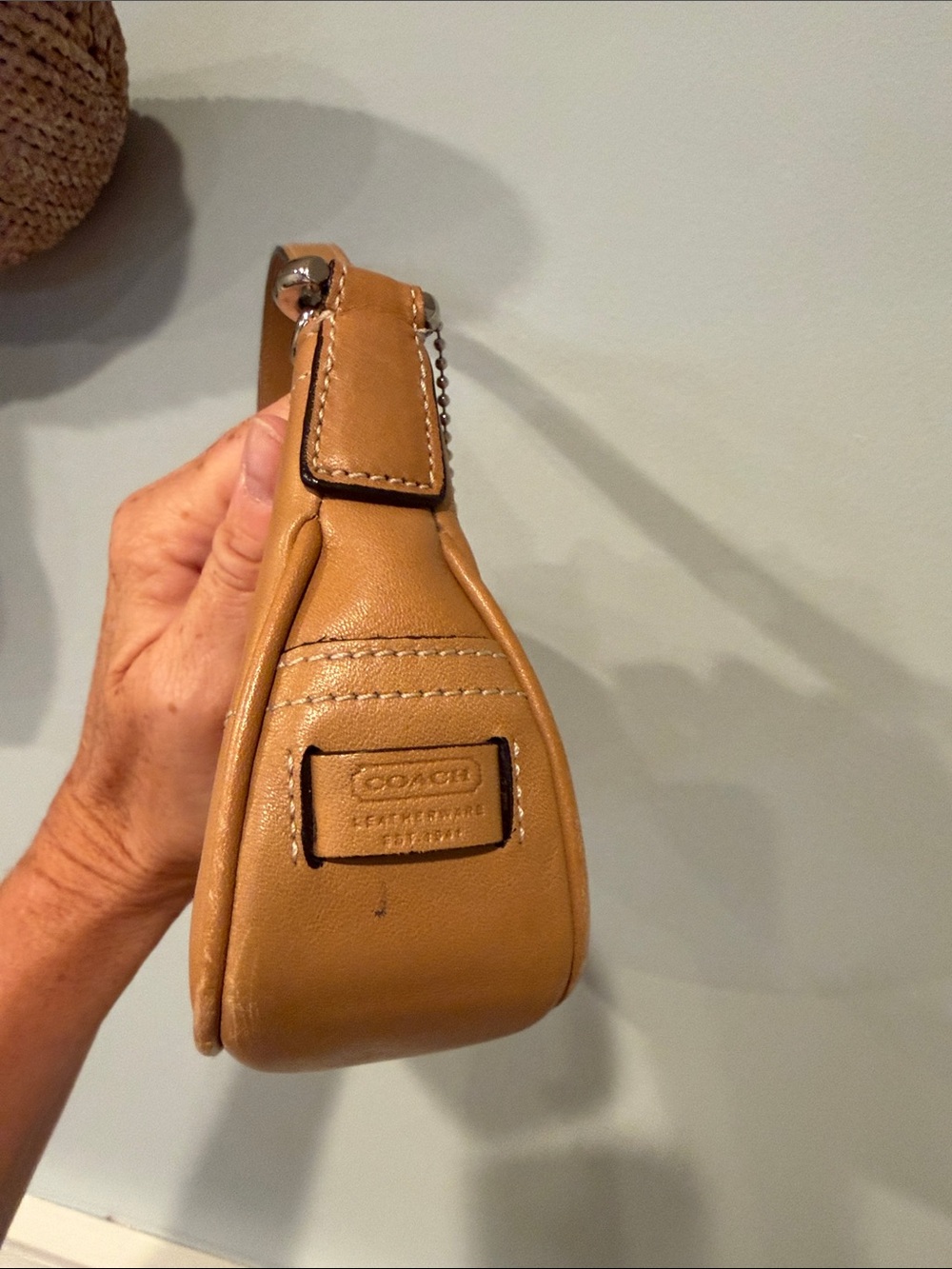 Coach Y2K Hampton Demi Tan Leather SoHo Buckle Mini Bag #7542 Vintage - Picture 7 of 10